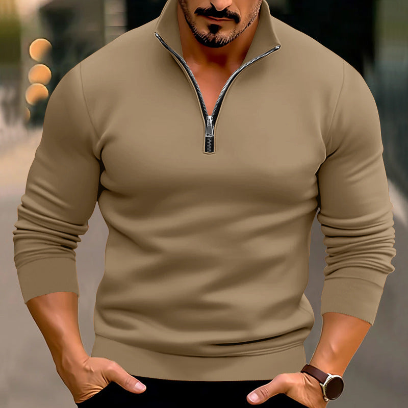 Billy - Fashionable sweater with zipper for men