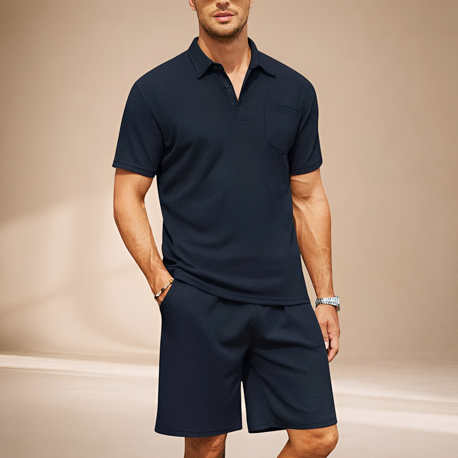 Barry - Ensemble Polo Texturé Ajusté