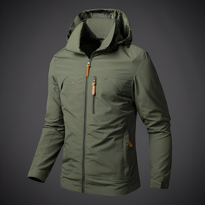 Finnegan - Manteau extérieur décontracté avec capuche pour hommes