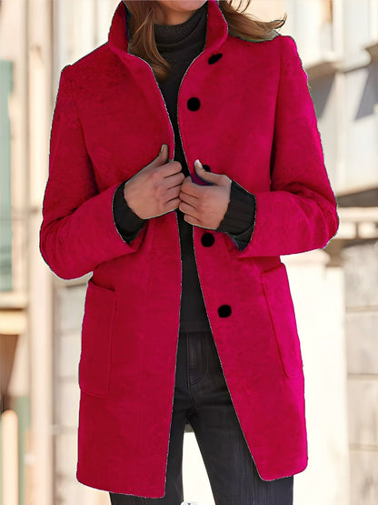 Michele - Manteau pour femmes en laine coupe-vent