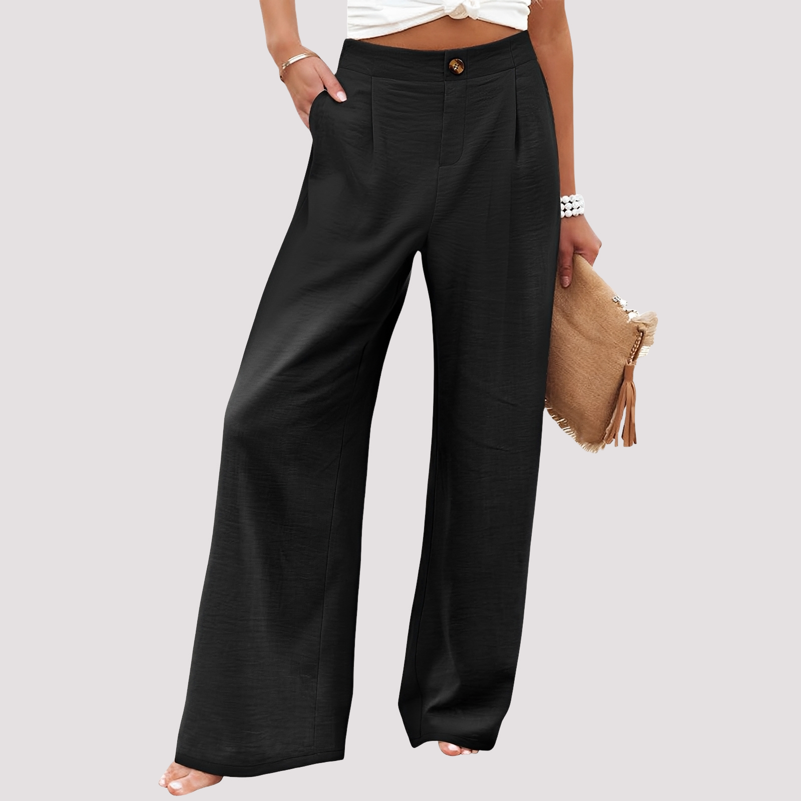 Helen - Pantalon décontracté à jambes larges pour femmes