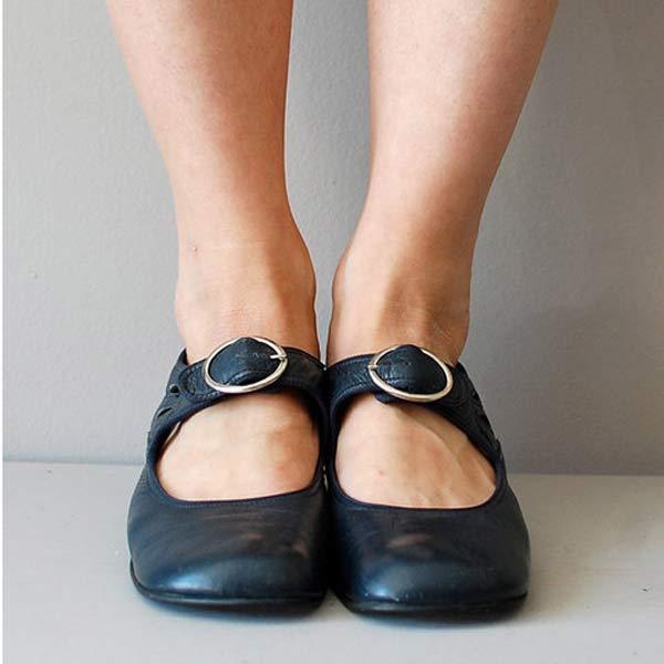 Beatrice - Sandales compensées avec boucle ajustable