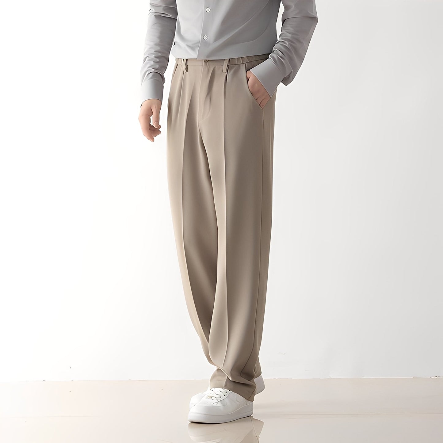 Dewey - Pantalon ample et drapé pour hommes