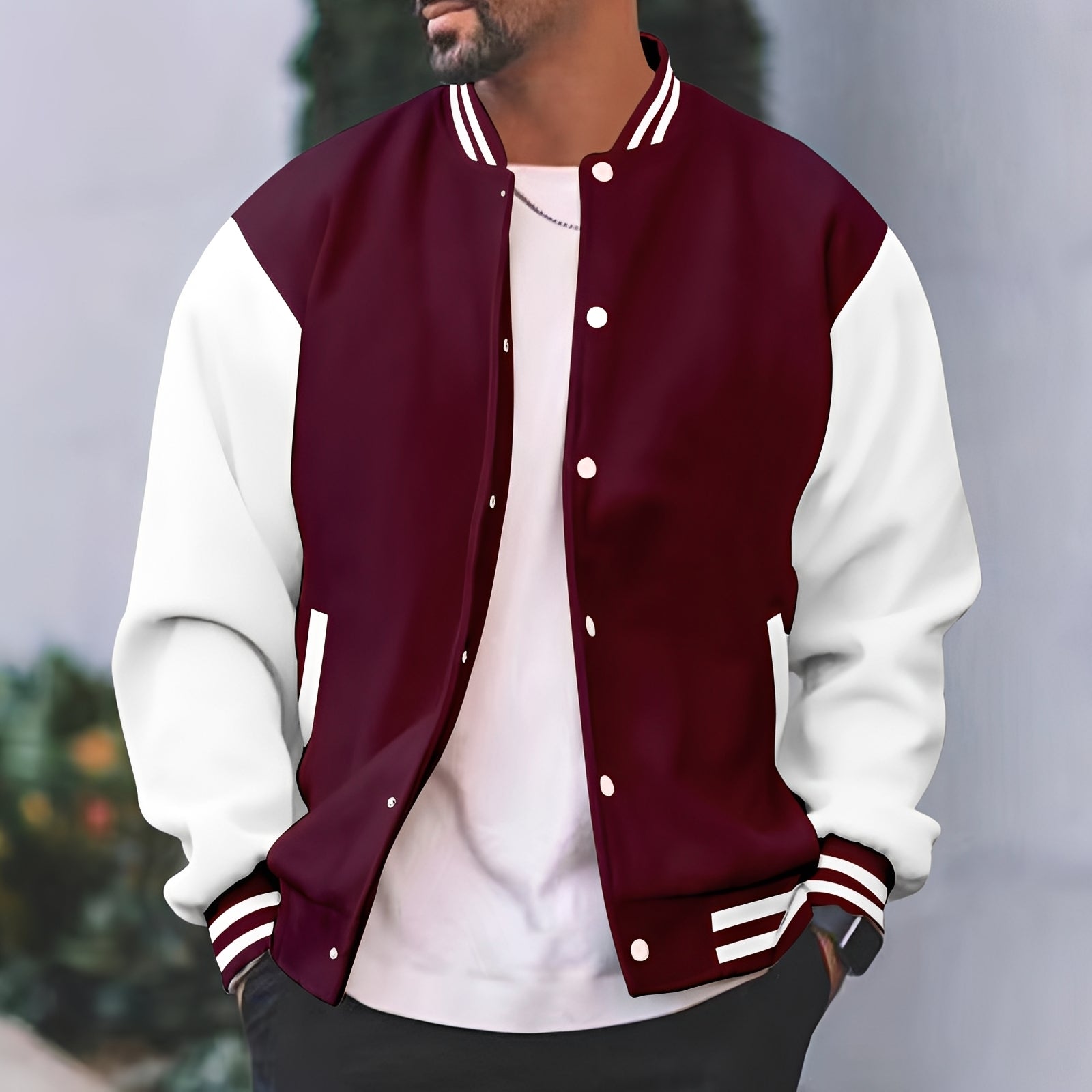 Greg - Blouson bomber stylé et ample pour hommes