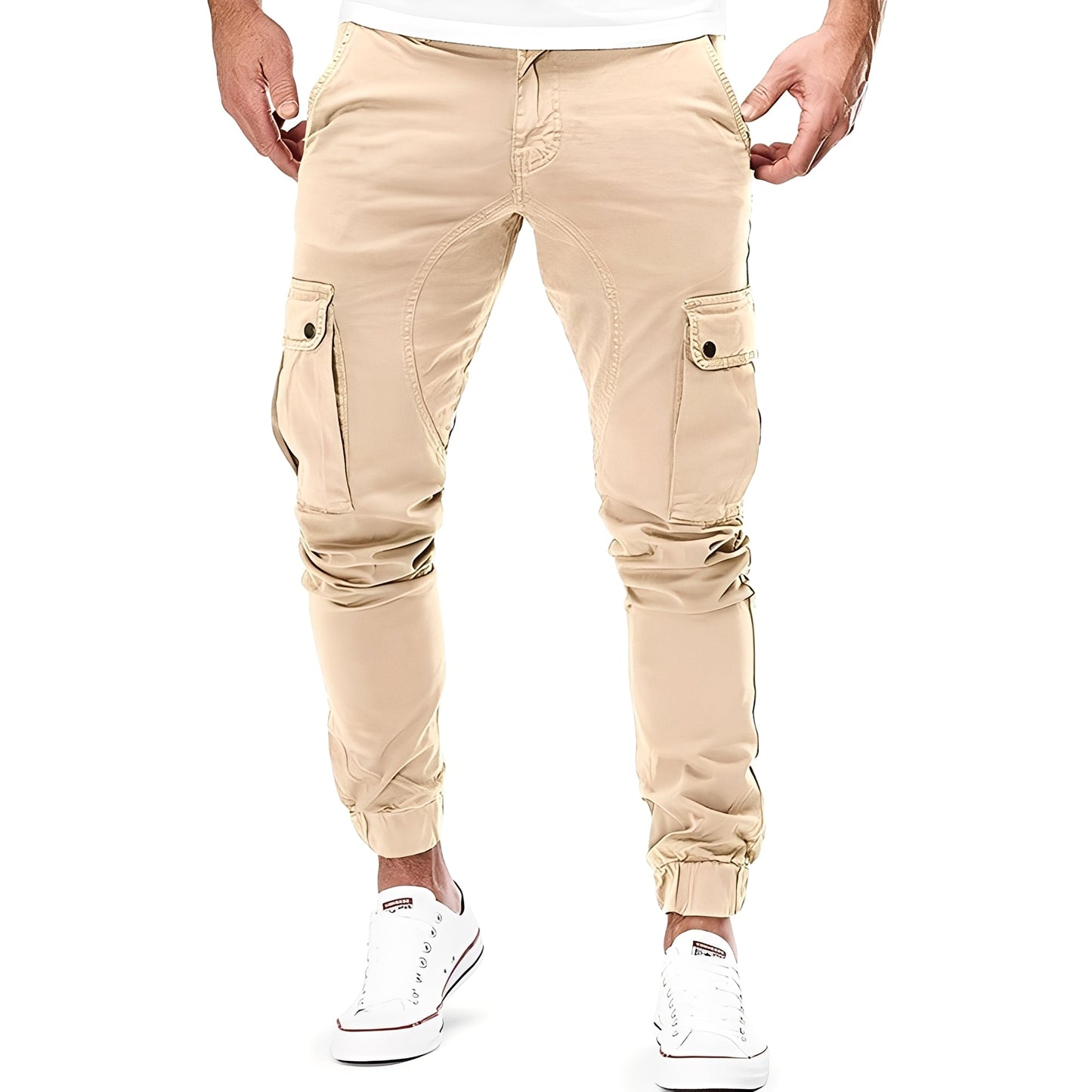Jacques - Pantalon cargo épuré et à la mode pour homme