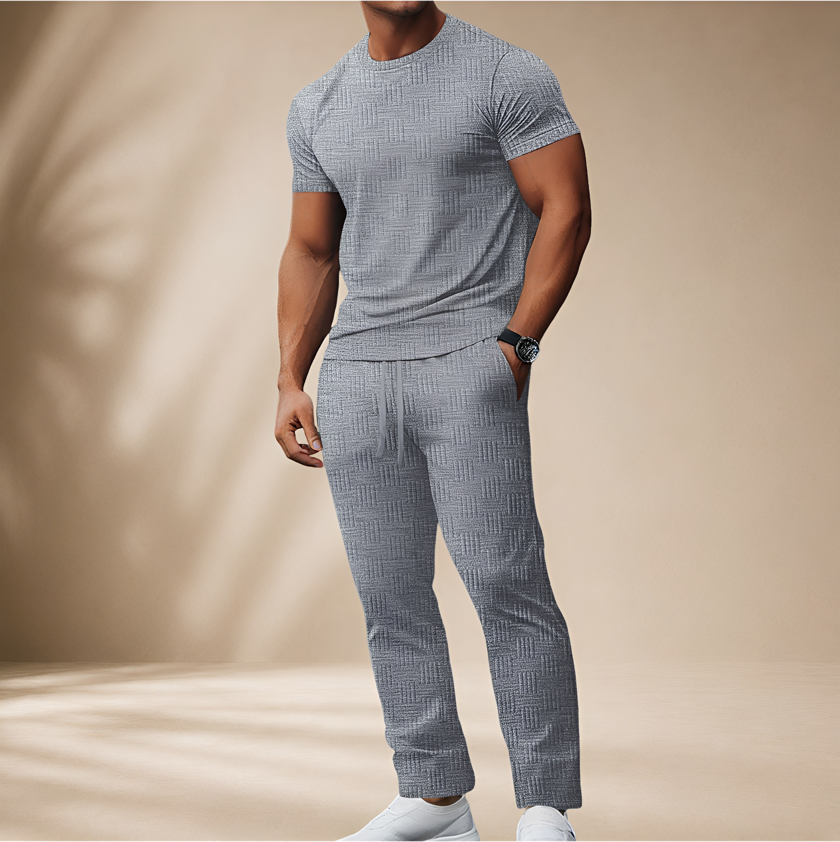 Thomas - Ensemble de T-shirt et Pantalon Élégant