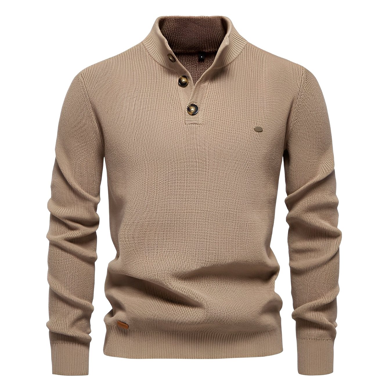 Royston - Pull relax avec zip quart pour hommes