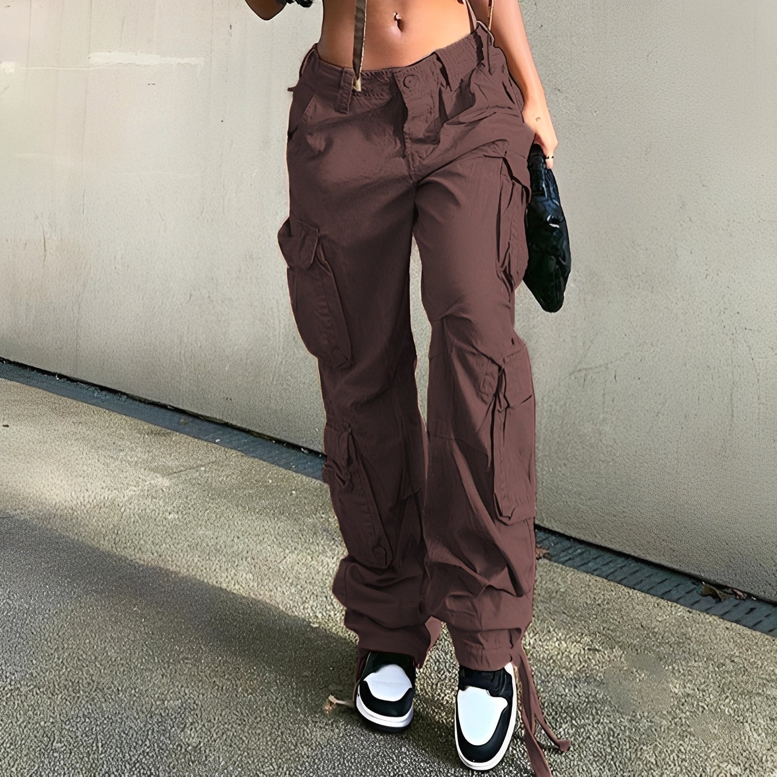 Lauren - Pantalon cargo en jean stylé pour femmes