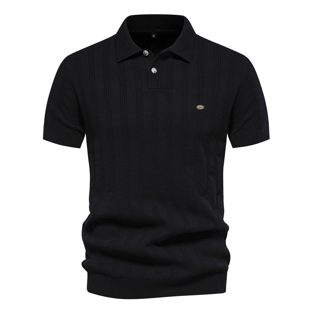 Paxton - Polo en laine mérinos pour hommes, style décontracté