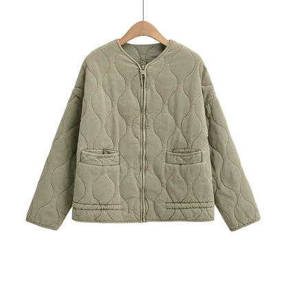 Solène - Quilted vintage jacket for women