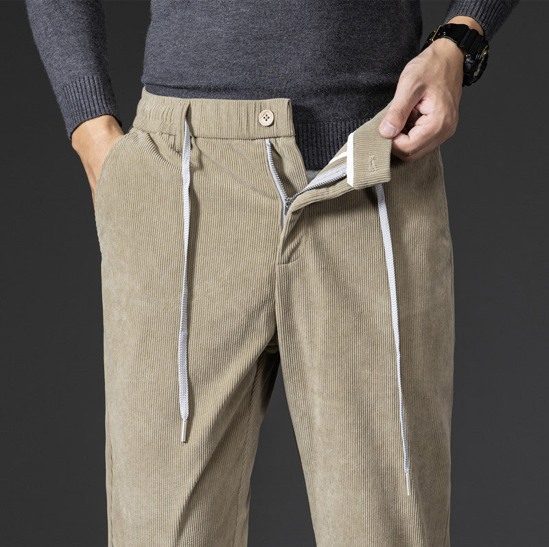 Zack - Casual corduroy trousers for men