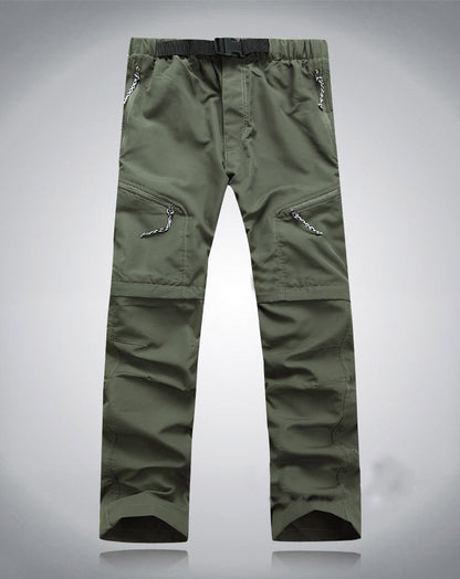 Derryl - Pantalon pratique élastique Zip-Off pour hommes