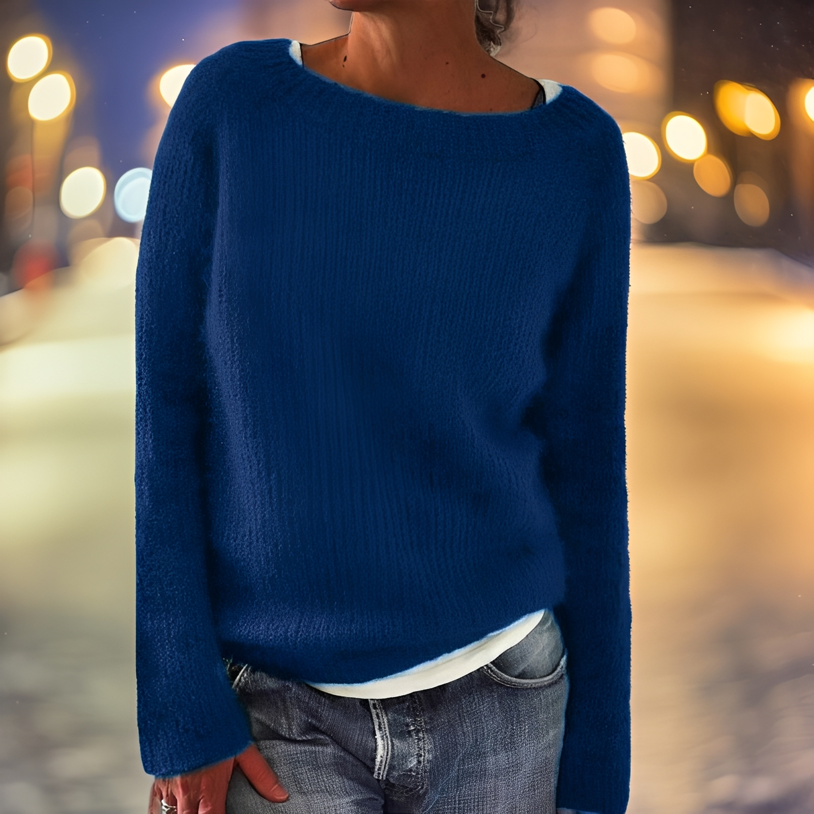 Abeeha - Pull ample pour femmes