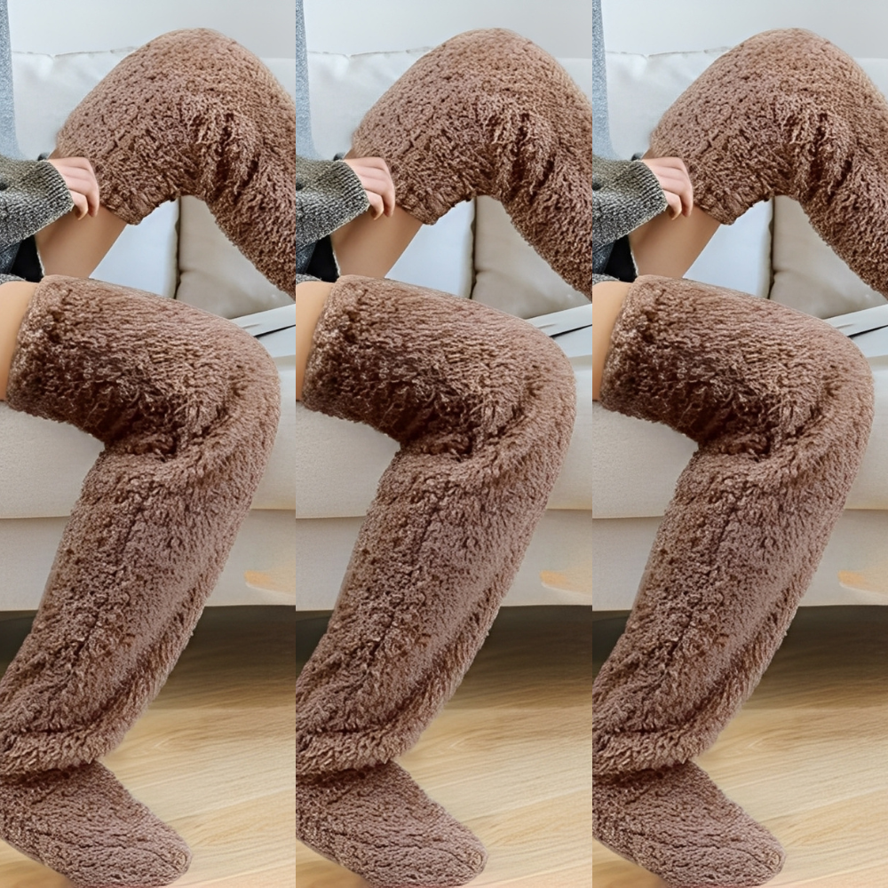 Camellia - Chaussettes longues et chaudes pour l'hiver pour femmes