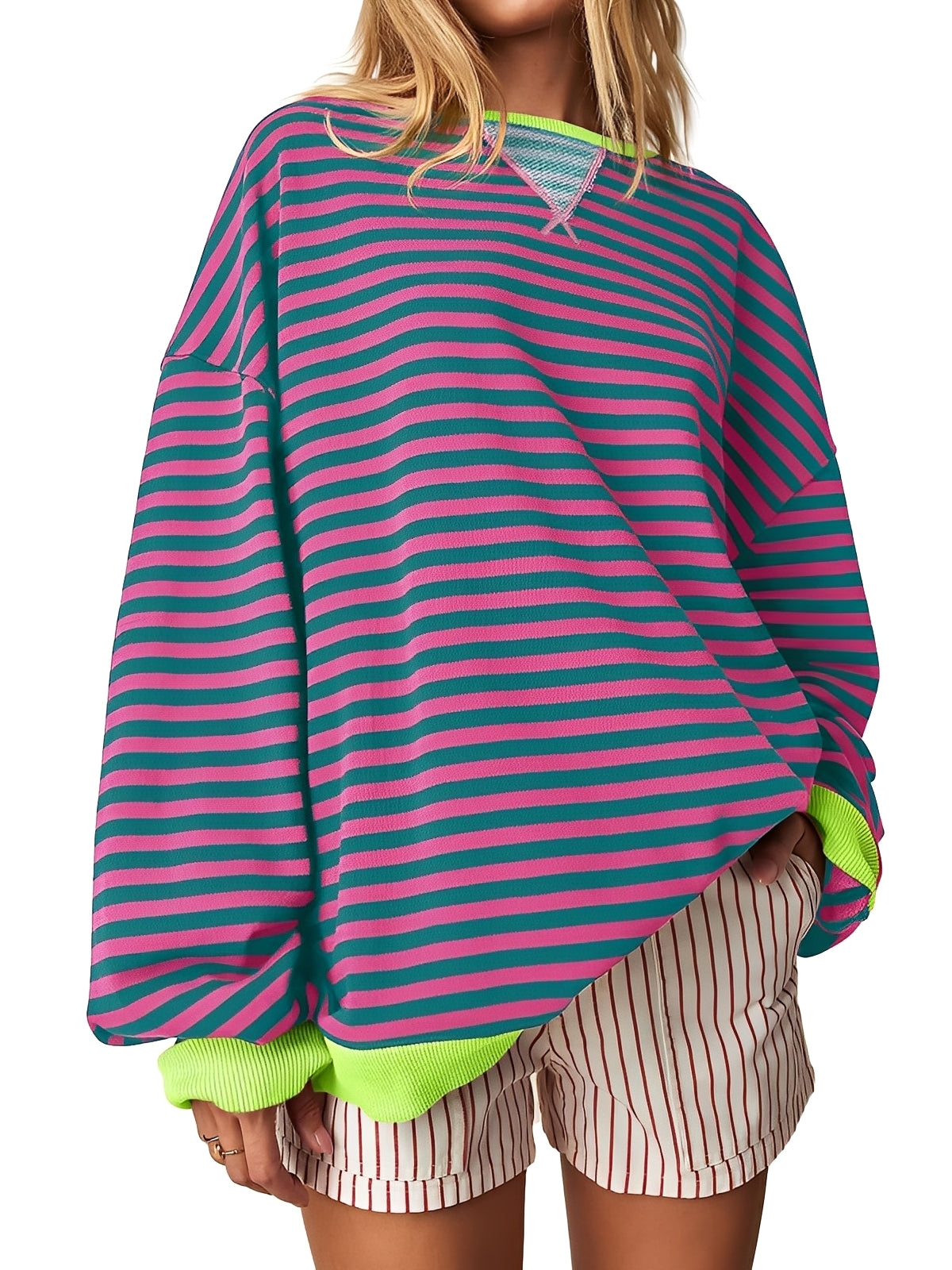 Judith - Elegant striped sweater for women