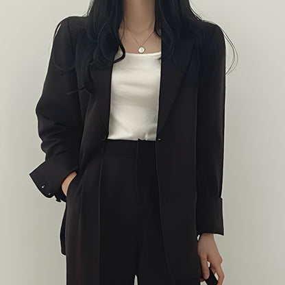 Alethea - Ensemble élégant avec blazer et pantalon décontracté pour femmes
