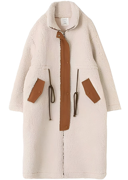 Noelene - Manteau chaud en laine ample pour dames