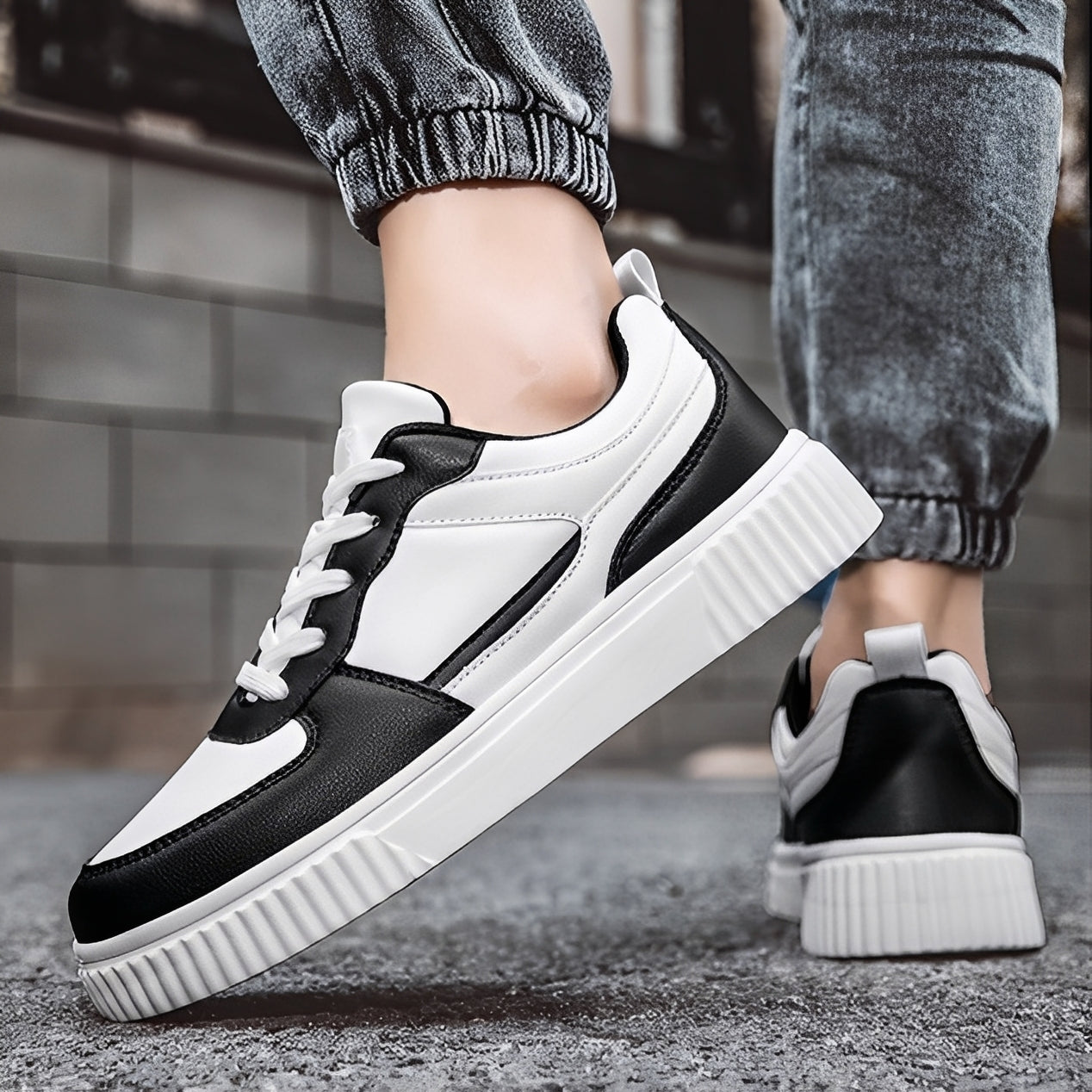 Nathan - Modern platform sneakers for men