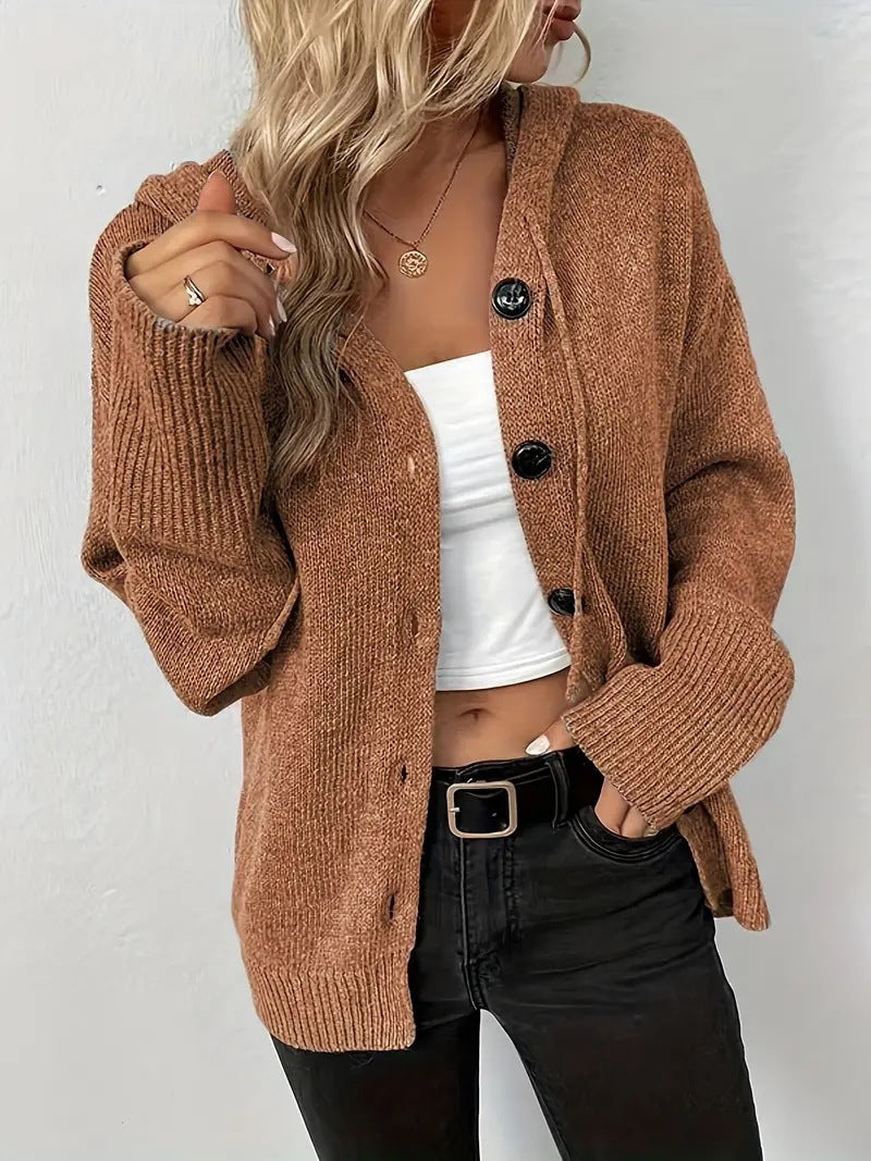 Carla - Cardigan chic et confortable avec capuche pour femmes