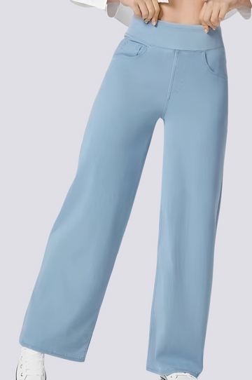Carrie - Pantalon taille haute élégant