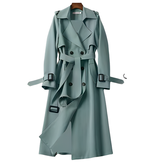 Patricia - Manteau trench chic avec boutonnage pour dames