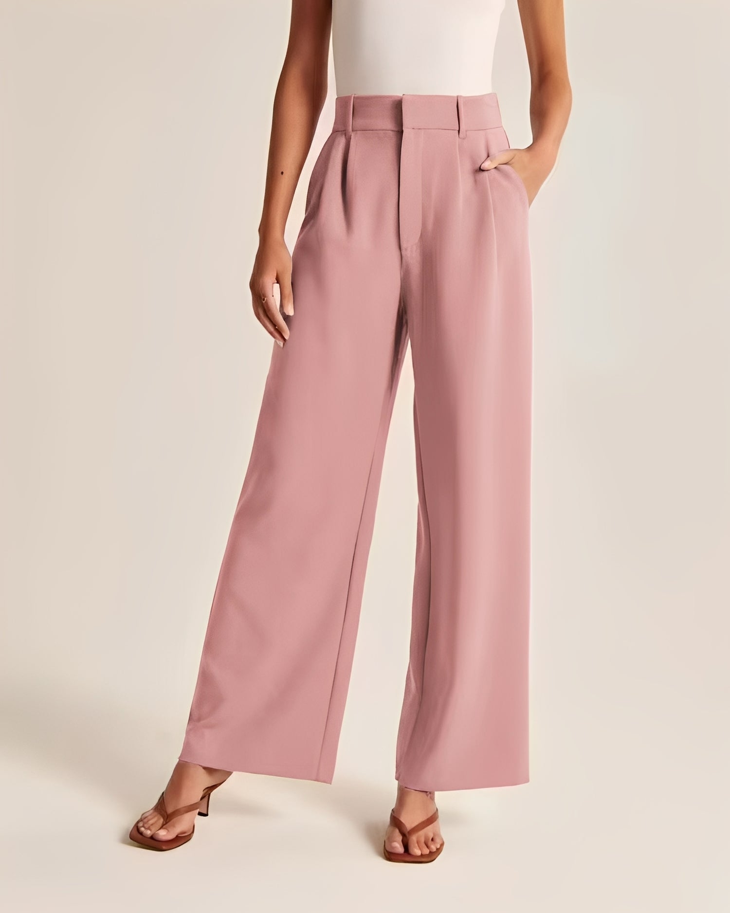 Ruth - Pantalon élégant à jambes larges pour femmes