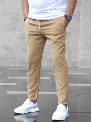 Allan - Pantalon étroit et décontracté pour hommes avec cordon