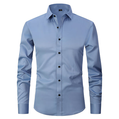 Elton - Chemise homme ajustée et extensible