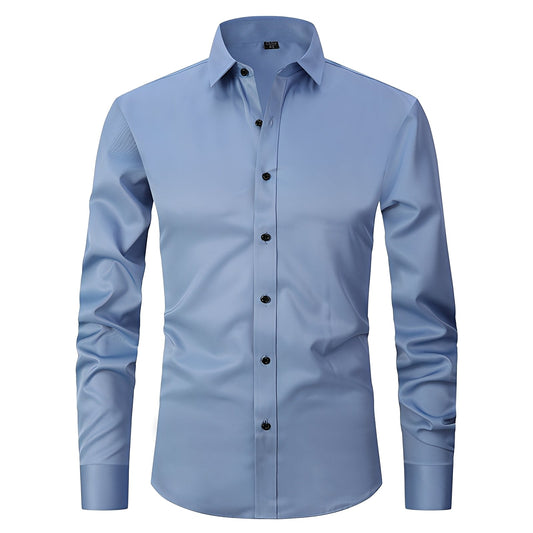 Elton - Chemise homme ajustée et extensible