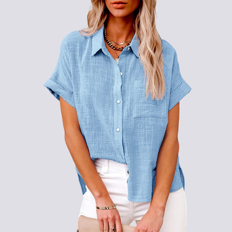 Nicole - Blouse à manches courtes avec poche