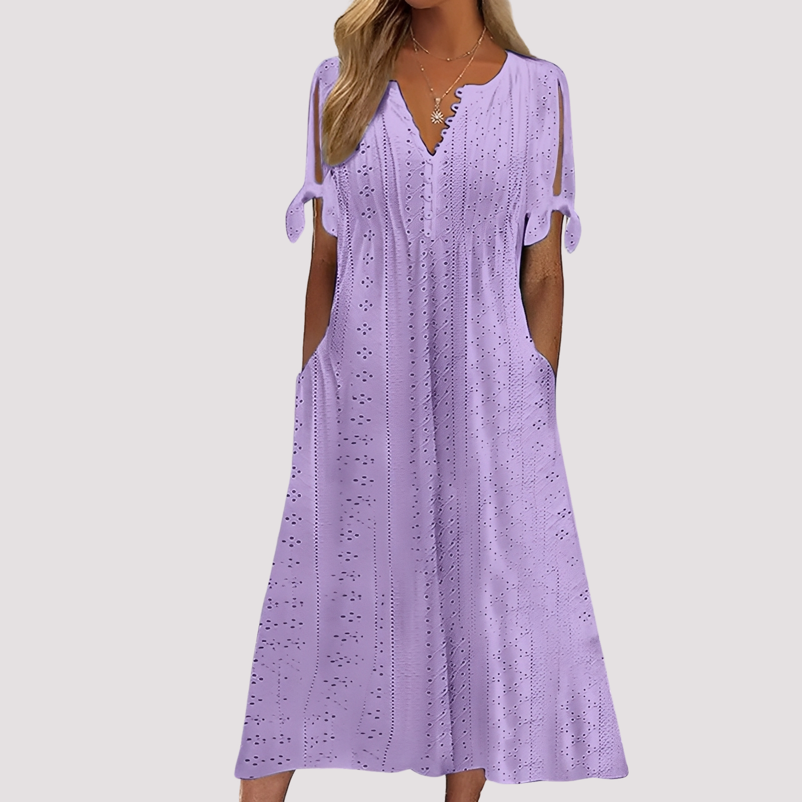 Maisy - Robe élégante découpée pour femmes