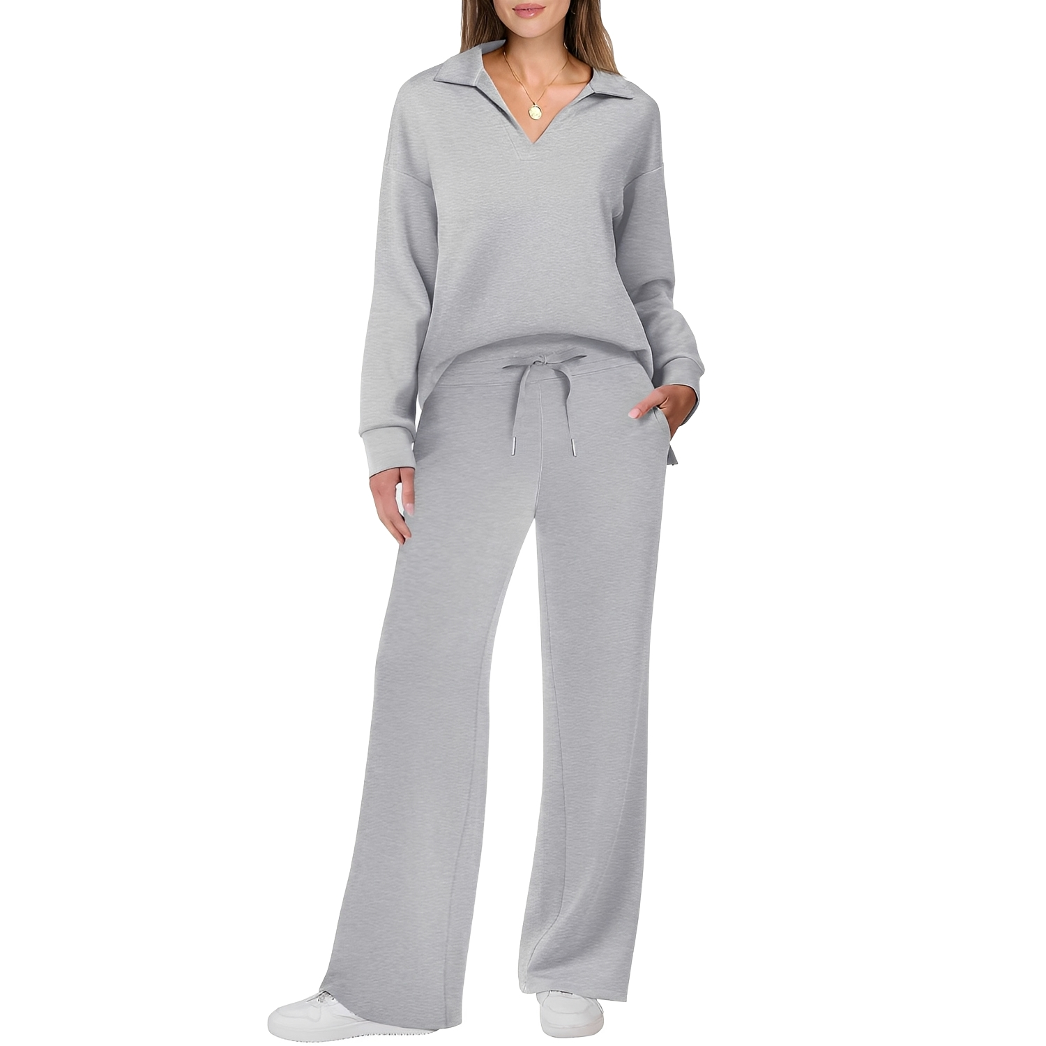Justina - Ensemble décontracté pull et pantalon pour femmes