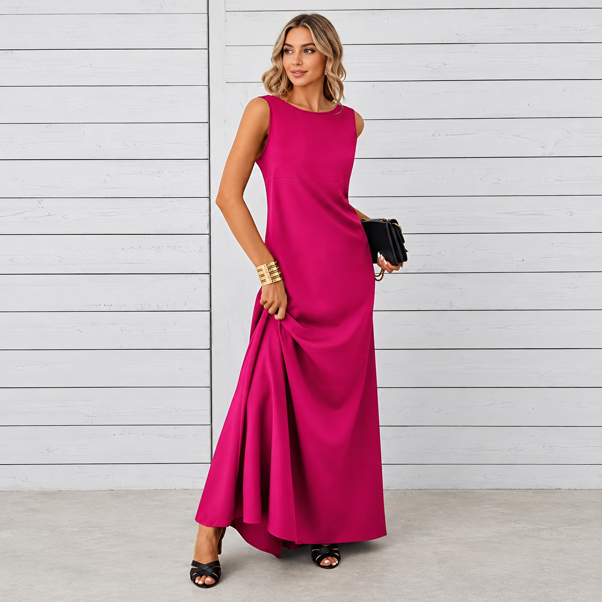Saranna - Robe Longue Stylée pour Femmes