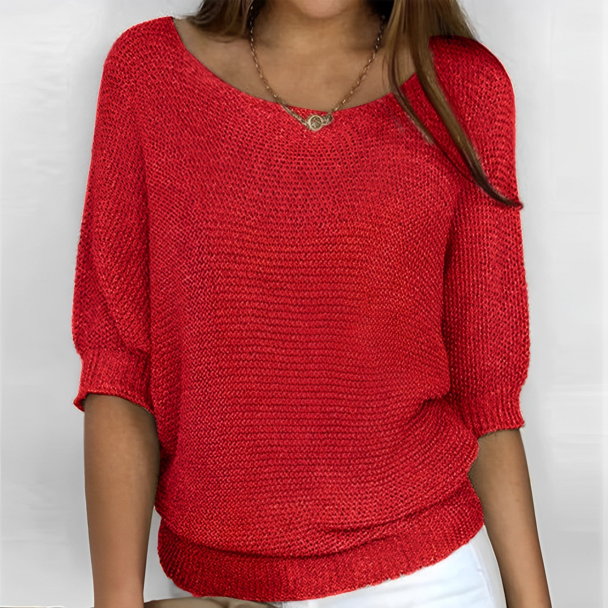 Leonie - Pull stylé à col rond