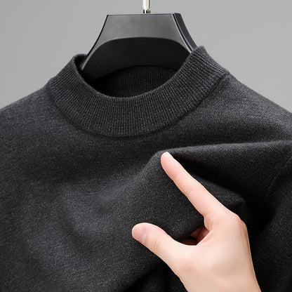 Giorgio - Pull en cachemire pour homme avec ourlet inférieur