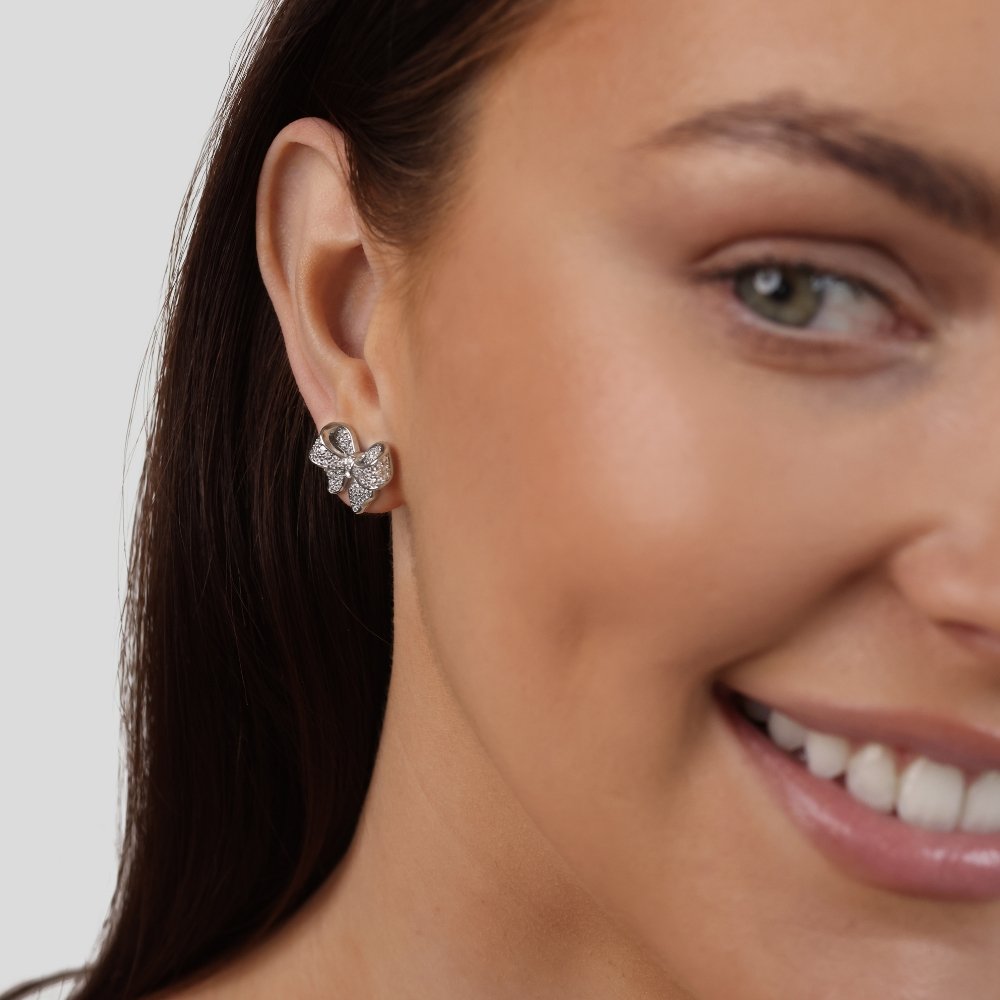 Minerva - boucles d'oreilles en argent sterling