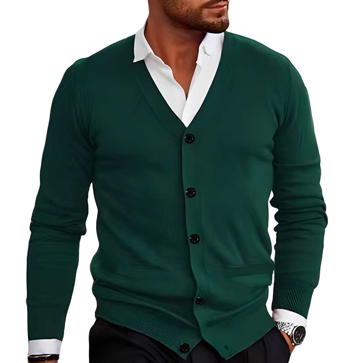 Holden - Veste boutonnée confortable et chaude