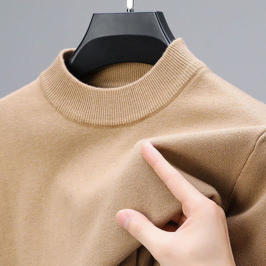 Giorgio - Pull en cachemire pour homme avec ourlet inférieur