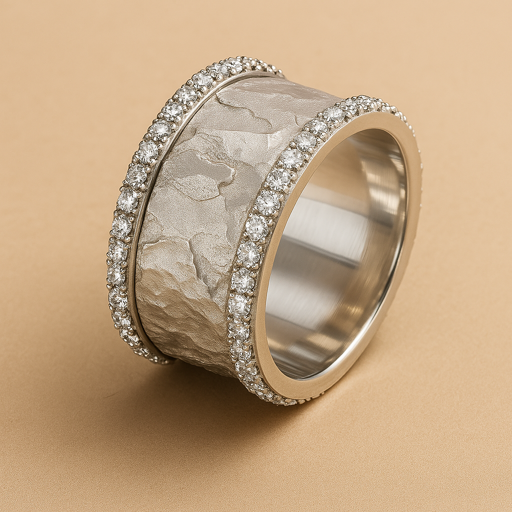 Lina – Bague Vintage en Argent avec Zirconiums