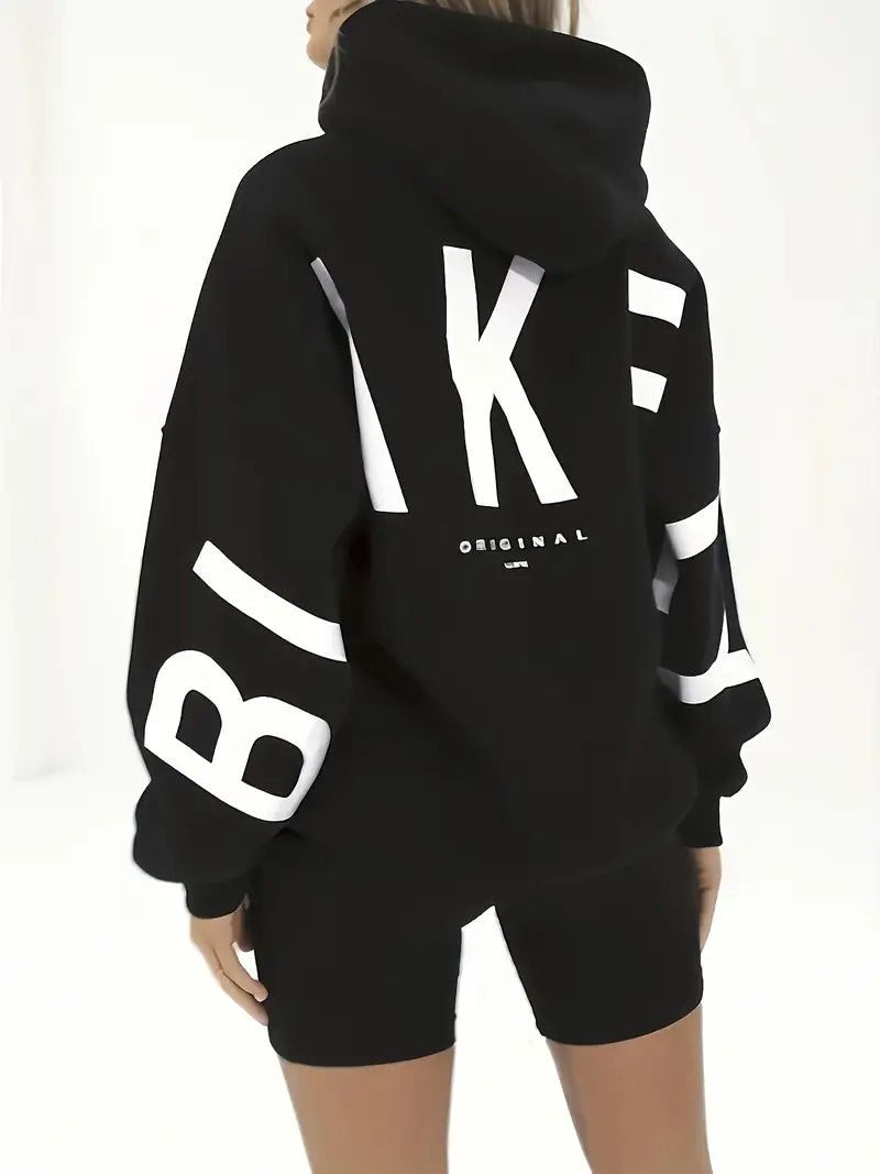 Hannah - Veste à capuche épaisse avec imprimé tendance