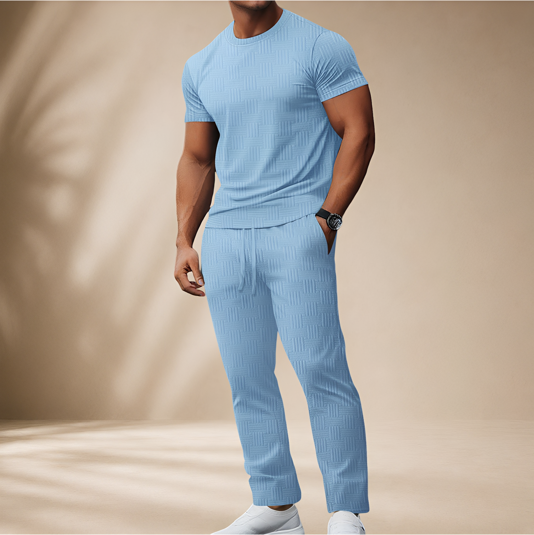 Thomas - Ensemble de T-shirt et Pantalon Élégant