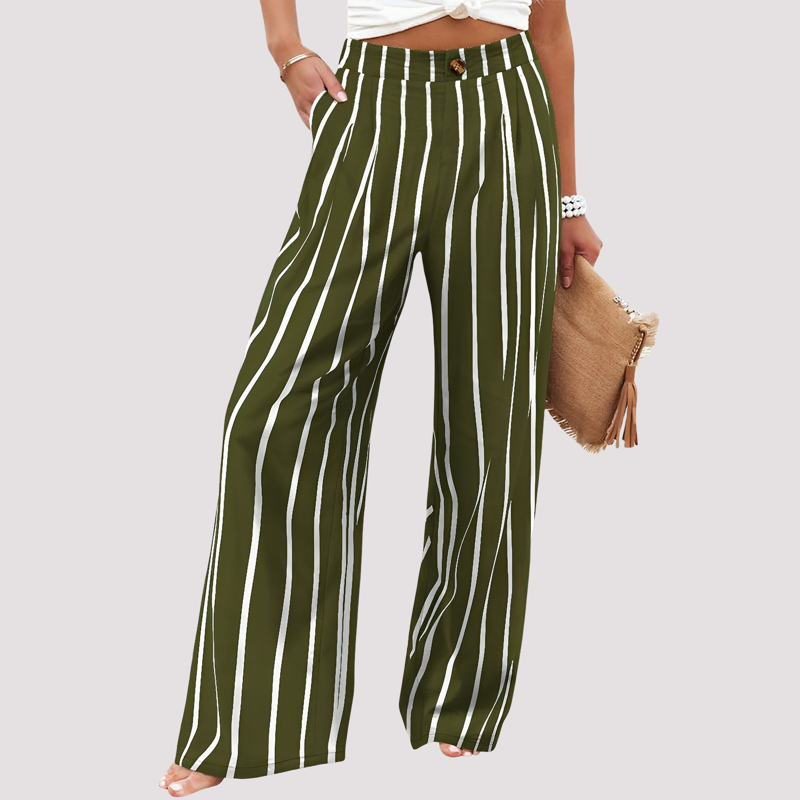 Helen - Pantalon décontracté à jambes larges pour femmes