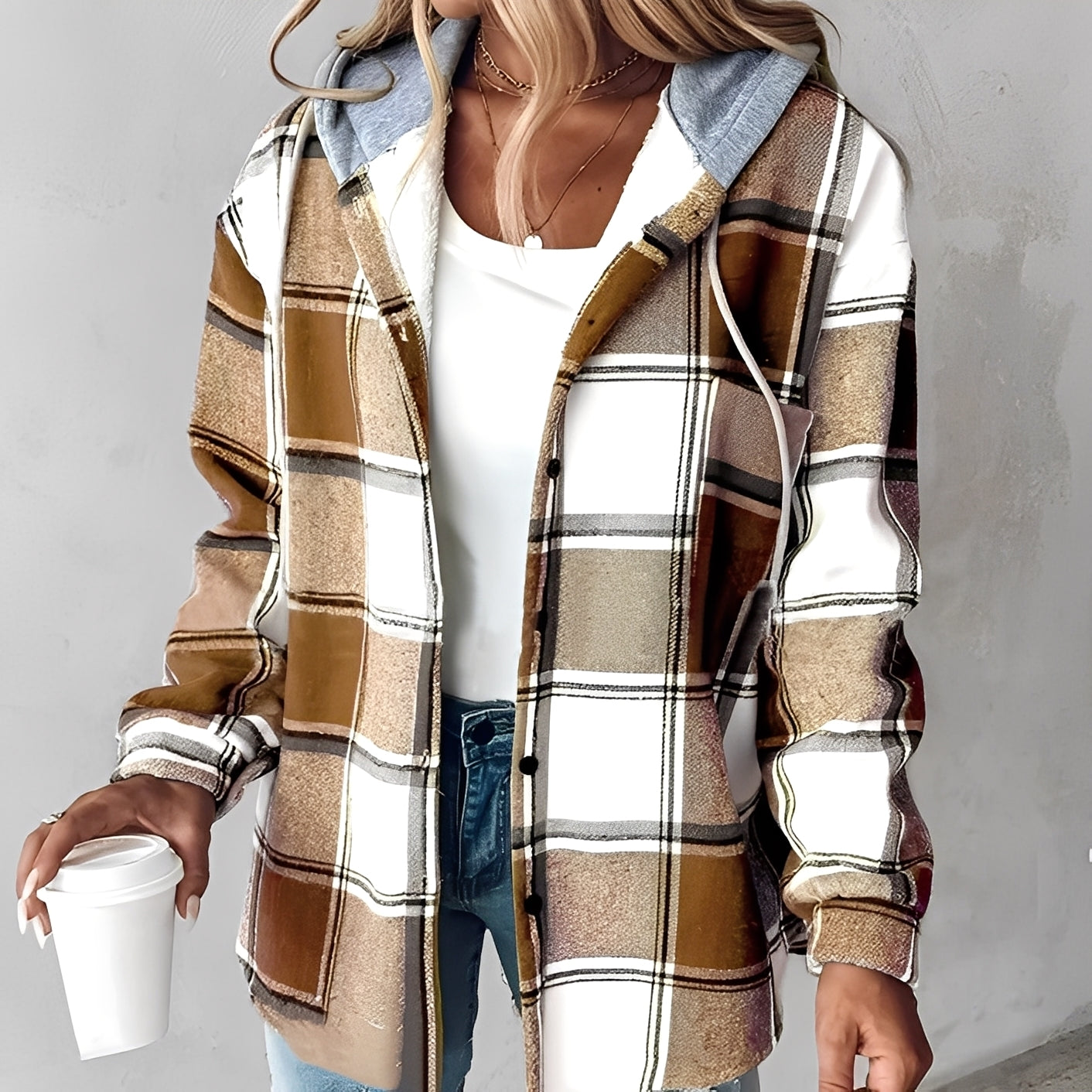 Briana - Veste chaude et décontractée à capuche pour femmes