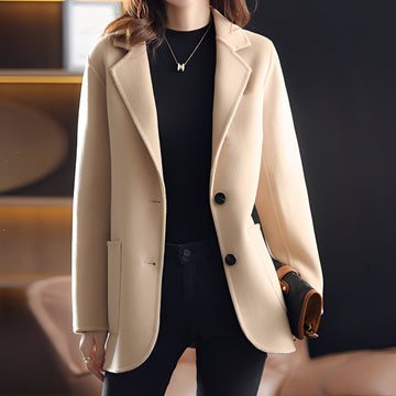 Lavena - Blazer élégant en laine avec col à revers pour femmes