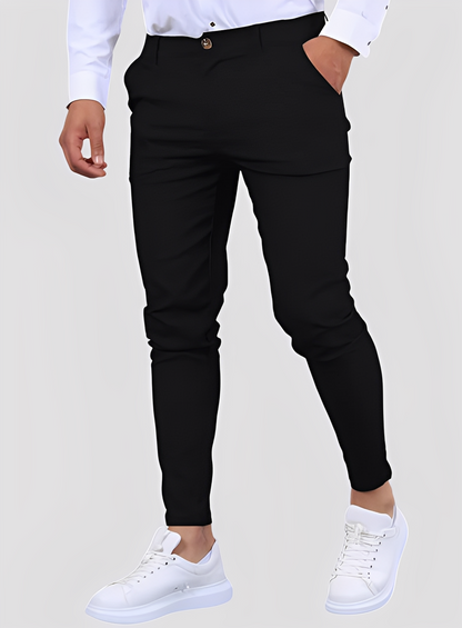 Reynard - Pantalon ajusté formel et souple pour hommes