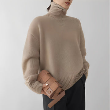 Clementine - Pull décontracté pour femmes avec col roulé