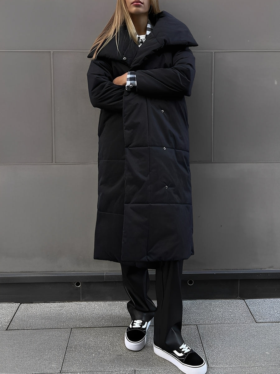 Adaline - Veste longue et chaude matelassée pour femmes