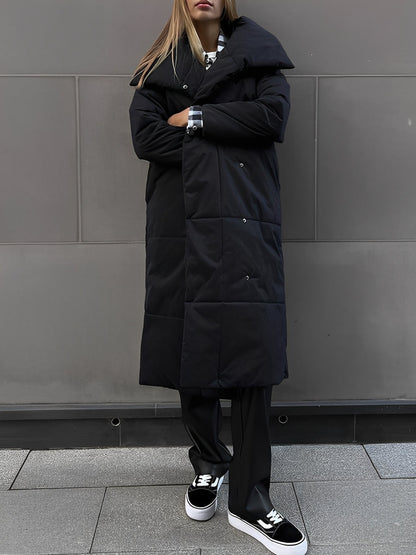 Adaline - Veste longue et chaude matelassée pour femmes