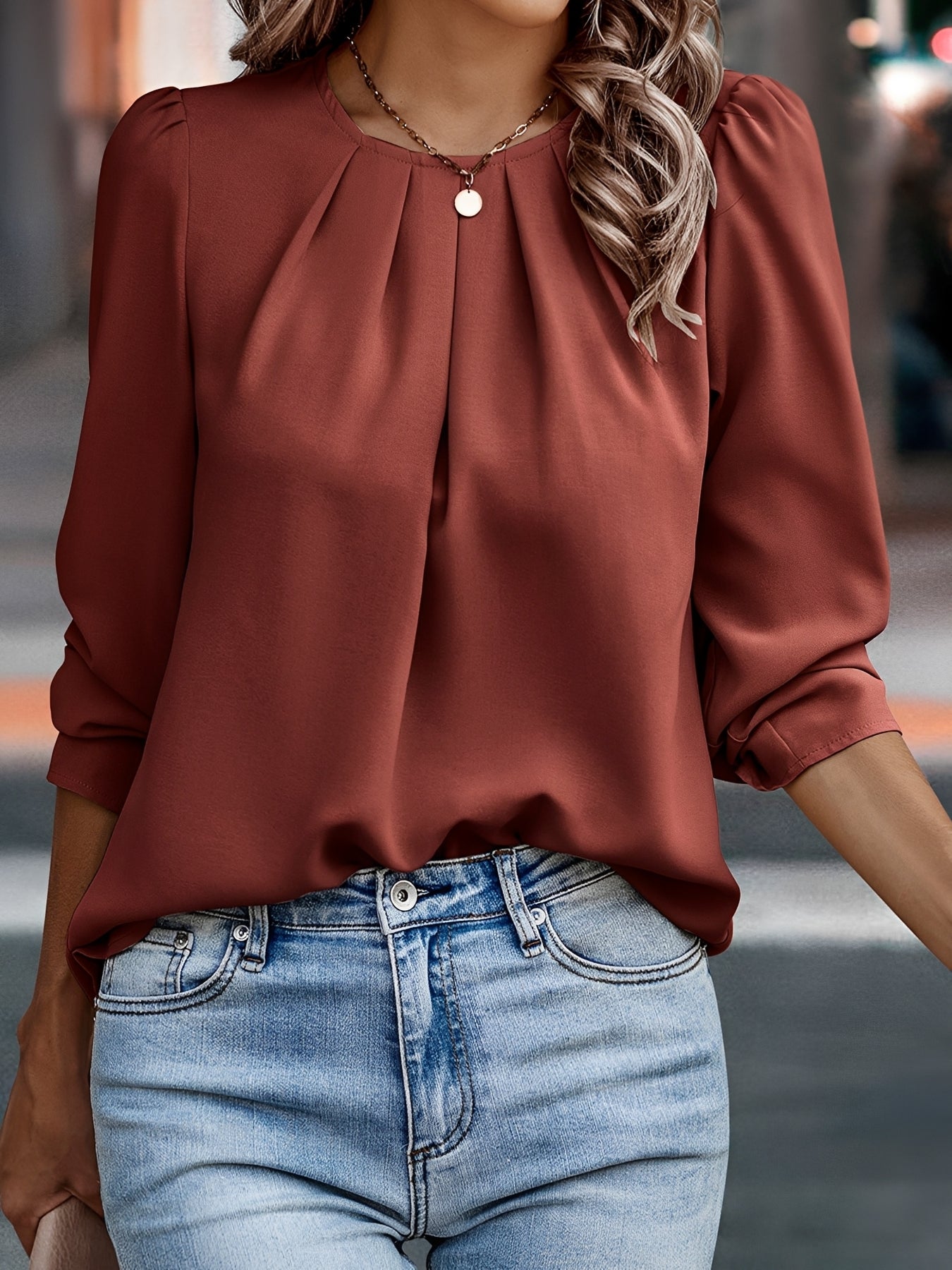 Sophie - Blouse élégante à manches larges pour femmes
