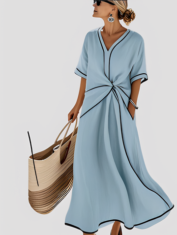 Mabel - Robe maxi élégante et ample pour femmes